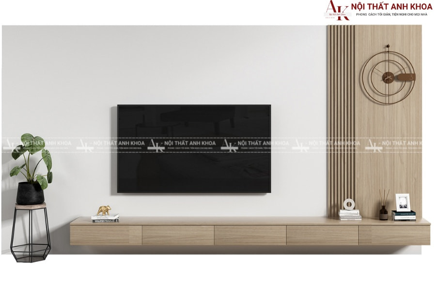 Chiều rộng kệ tivi luôn lớn hơn chiều rộng tivi Chiều rộng kệ tivi luôn lớn hơn chiều rộng tivi