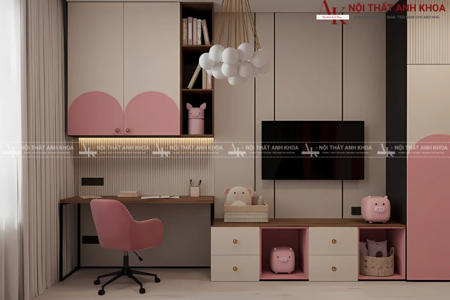 Chọn kích thước và kiểu dáng bàn học màu hồng phù hợp Chọn kích thước và kiểu dáng bàn học màu hồng phù hợp