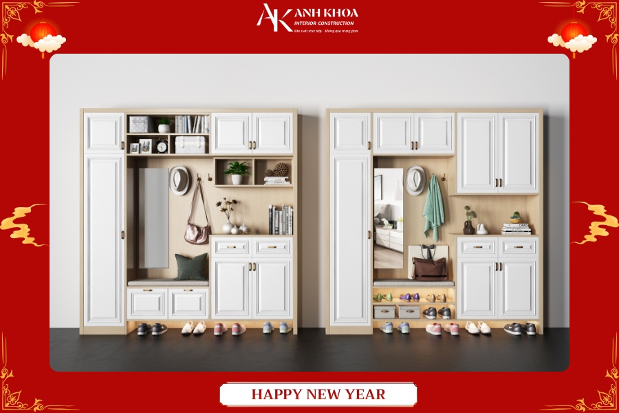 Tủ đựng giày dép phù hợp nhà phố và chung cư Tủ đựng giày dép phù hợp nhà phố và chung cư