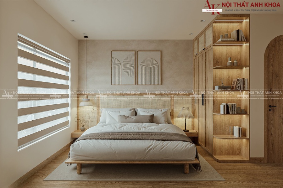 Combo phòng ngủ đẹp cho người thích tối giản Combo phòng ngủ đẹp cho người thích tối giản