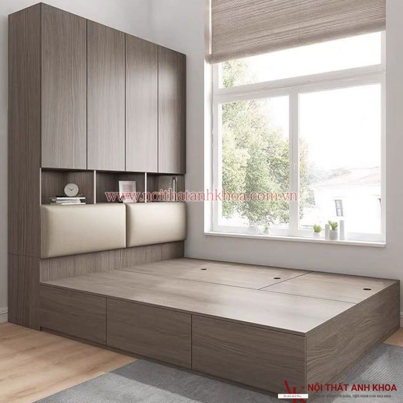 Combo Giường Tủ Gỗ Công Nghiệp Thông Minh Tiện Lợi Giá Rẻ Combo Giường Tủ Gỗ Công Nghiệp Thông Minh Tiện Lợi Giá Rẻ