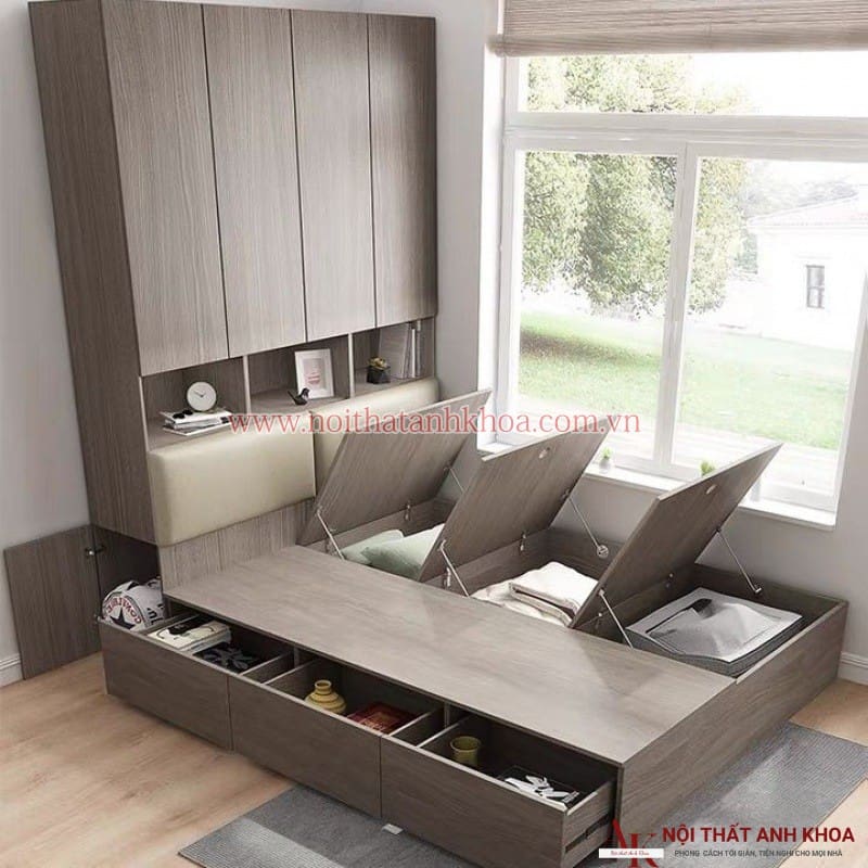 Combo Giường Tủ Gỗ Công Nghiệp Thông Minh Tiện Lợi Giá Rẻ Combo Giường Tủ Gỗ Công Nghiệp Thông Minh Tiện Lợi Giá Rẻ