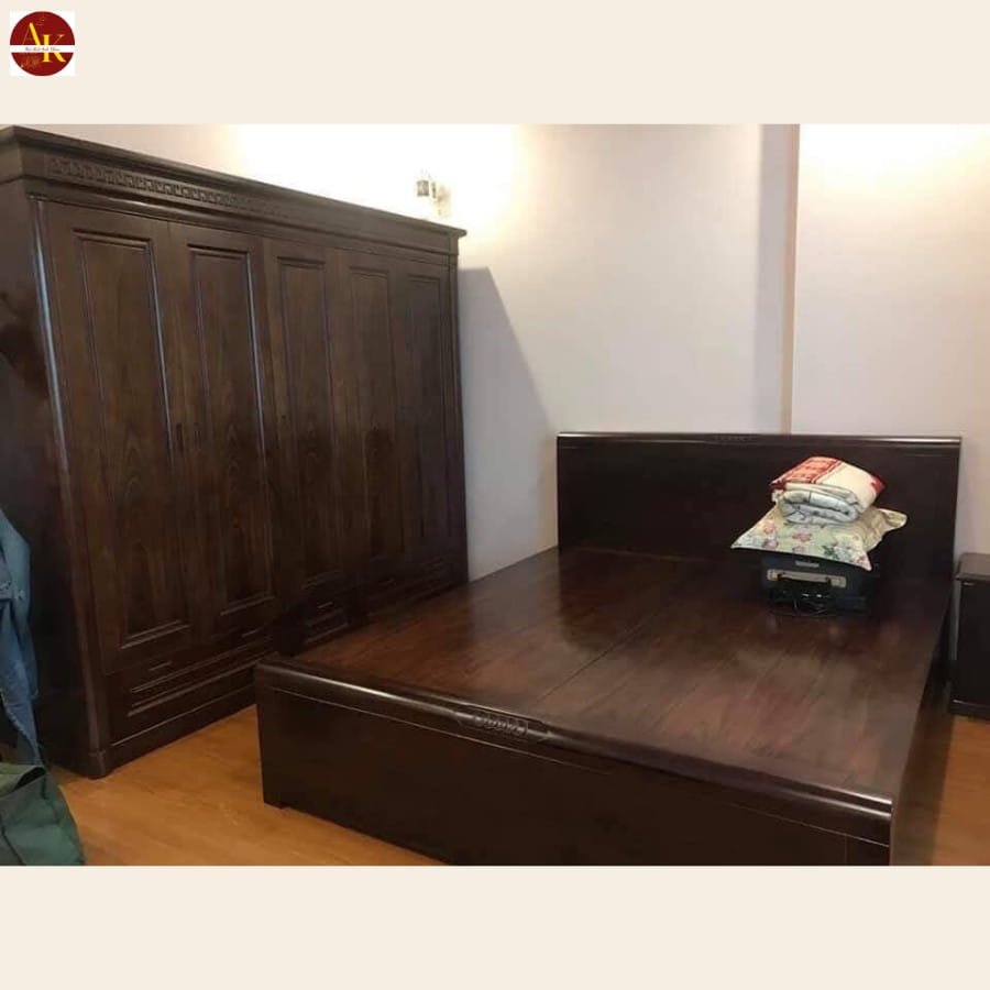 Combo giường tủ gỗ tự nhiên Combo giường tủ gỗ tự nhiên