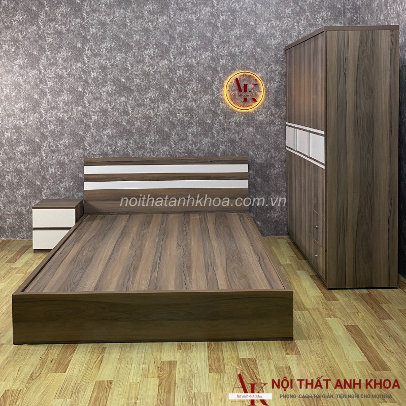 Combo Phòng Ngủ Đẹp Gỗ Công Nghiêp MDF Màu Vân Gỗ Giá Rẻ Combo Phòng Ngủ Đẹp Gỗ Công Nghiêp MDF Màu Vân Gỗ Giá Rẻ