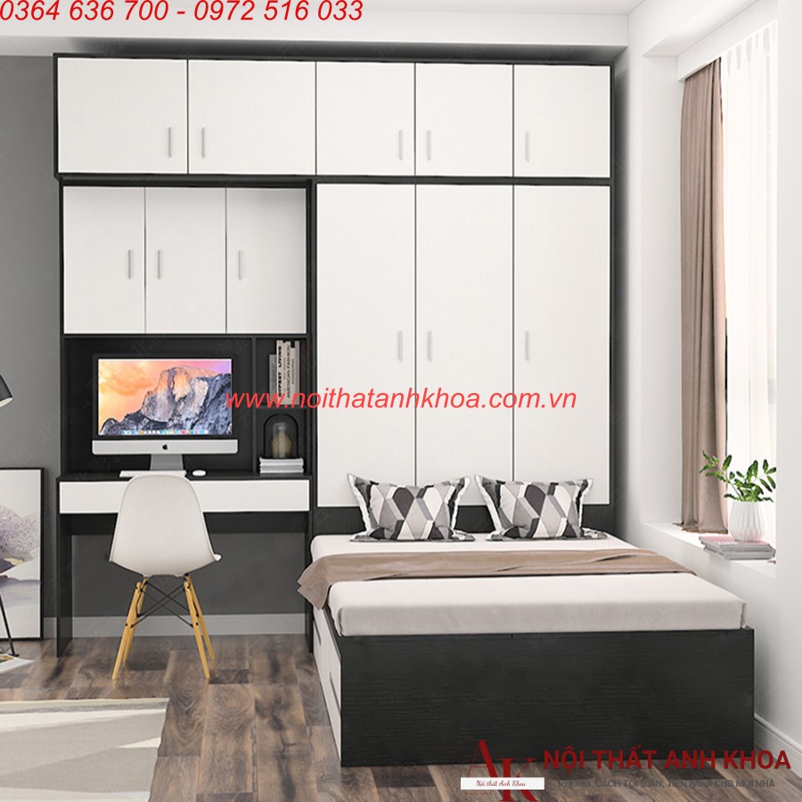 Combo Phòng Ngủ Gỗ Công Nghiệp Phối Màu Đẹp Hiện Đại Combo Phòng Ngủ Gỗ Công Nghiệp Phối Màu Đẹp Hiện Đại