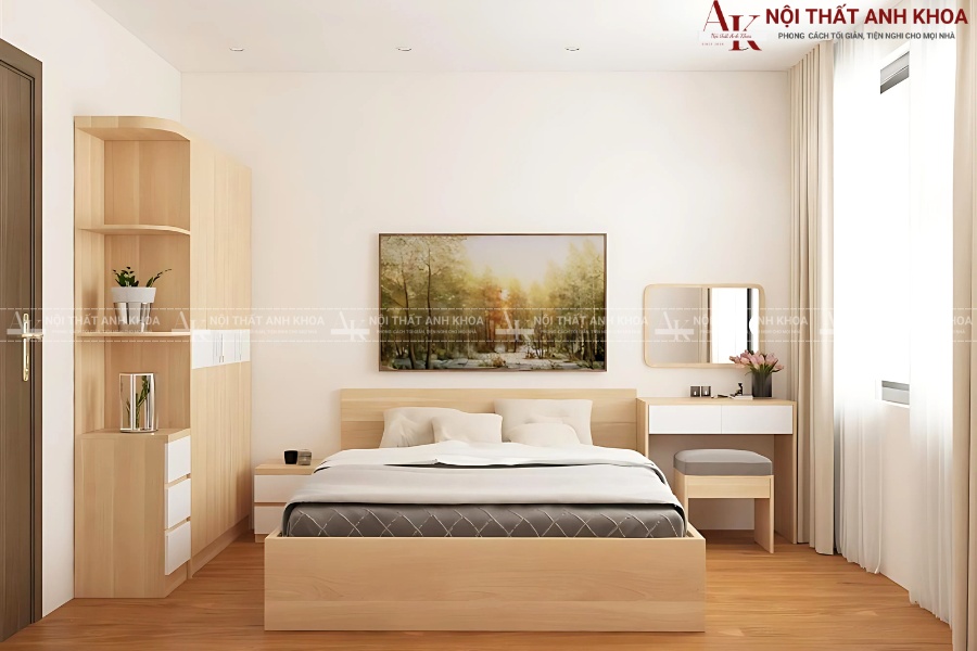Biến hóa phòng ngủ với combo giường tủ bàn trang điểm - Đẹp như mơ Biến hóa phòng ngủ với combo giường tủ bàn trang điểm - Đẹp như mơ