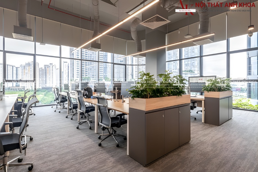Thiết kế văn phòng hiện đại - Nâng tầm thương hiệu doanh nghiệp Thiết kế văn phòng hiện đại - Nâng tầm thương hiệu doanh nghiệp