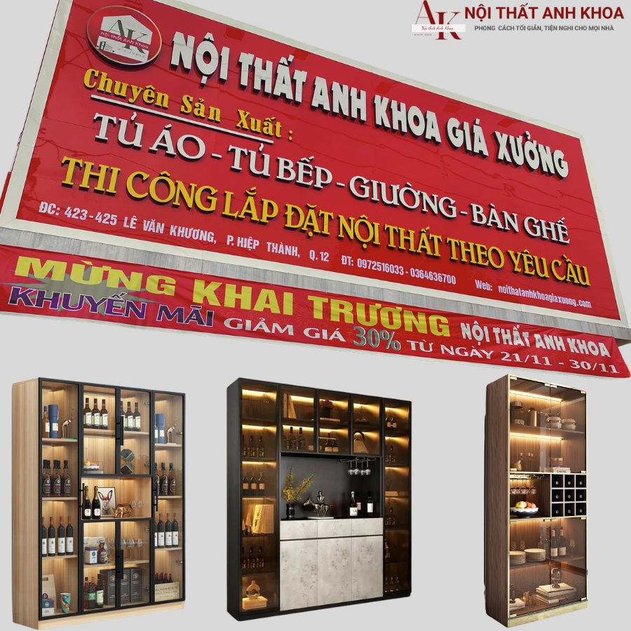 Cửa hàng nội thất Anh Khoa giá xưởng ở Quận 12 Cửa hàng nội thất Anh Khoa giá xưởng ở Quận 12