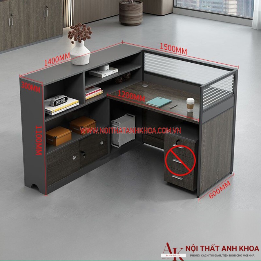 Cụm bàn làm việc văn phòng làm bằng gỗ công nghiệp cao cấp Cụm bàn làm việc văn phòng làm bằng gỗ công nghiệp cao cấp