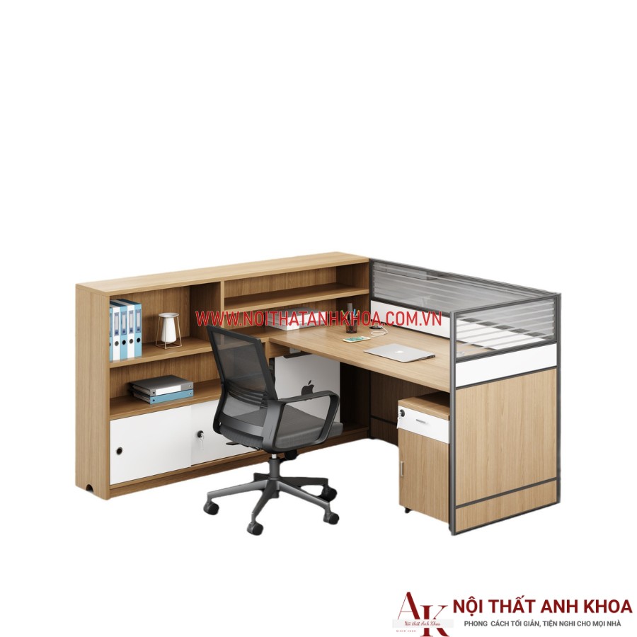 Cụm bàn làm việc cho nhân viên gỗ MDF cao cấp Cụm bàn làm việc cho nhân viên gỗ MDF cao cấp