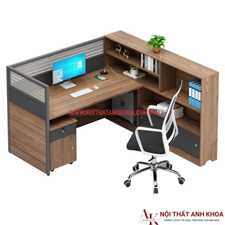 Cụm bàn làm việc văn phòng làm bằng gỗ công nghiệp cao cấp Cụm bàn làm việc văn phòng làm bằng gỗ công nghiệp cao cấp