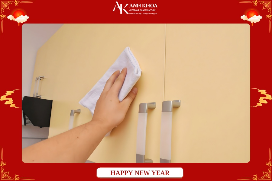 Làm sạch tủ bếp đúng chuẩn - Tránh trầy xước Làm sạch tủ bếp đúng chuẩn - Tránh trầy xước