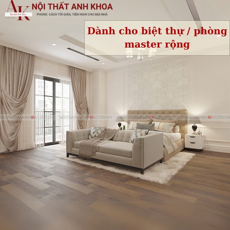 Giường ngủ dành cho biệt thự / phòng master rộng Giường ngủ dành cho biệt thự / phòng master rộng