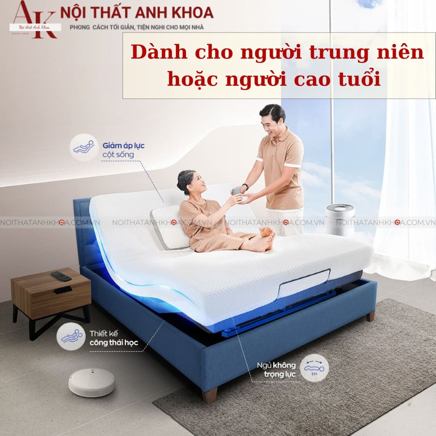 Giường ngủ dành cho người trung niên hoặc người cao tuổi Giường ngủ dành cho người trung niên hoặc người cao tuổi