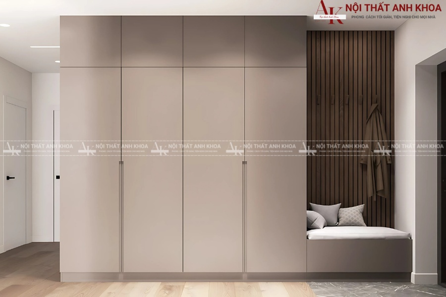 Đặt tủ dựa vào bức tường phía Bắc Đặt tủ dựa vào bức tường phía Bắc