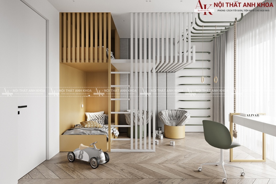 Decor phòng ngủ 2 bé trai - Mang đậm cá tính riêng Decor phòng ngủ 2 bé trai - Mang đậm cá tính riêng