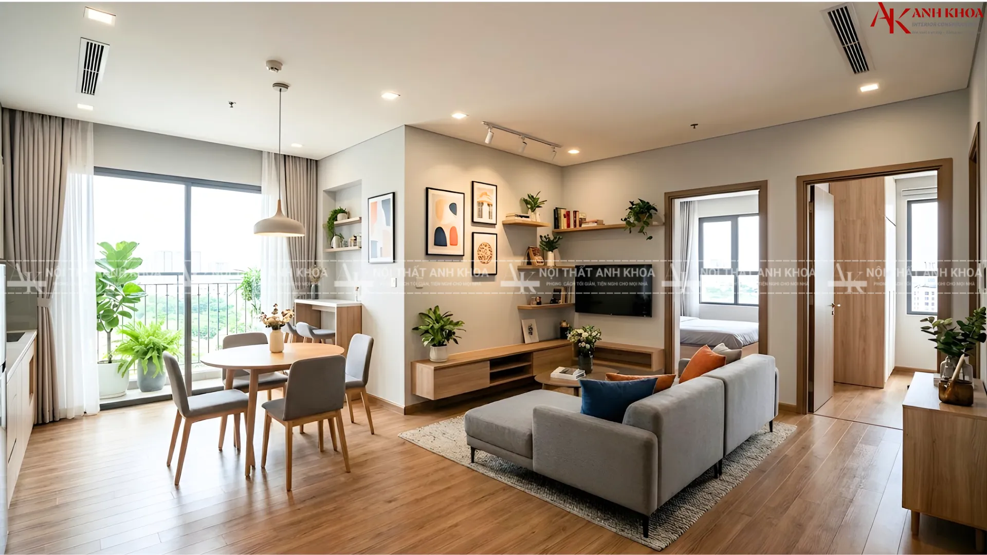 Bố trí không gian căn hộ nhà ở đẹp - Mộc mạc, ấm cúng Bố trí không gian căn hộ nhà ở đẹp - Mộc mạc, ấm cúng