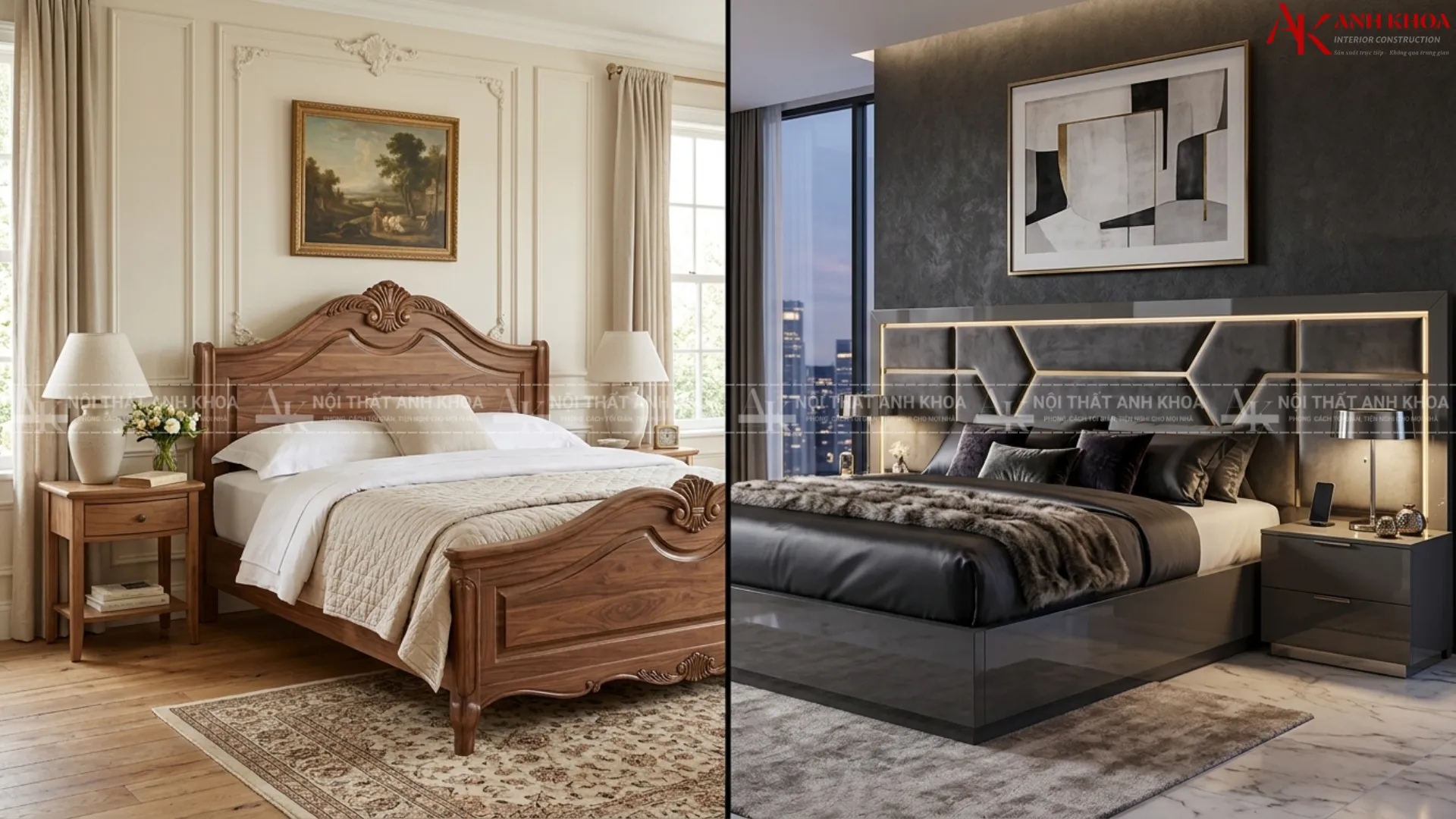 Từ phòng ngủ đẹp đến ngủ ngon - 2 loại gỗ phù hợp giường ngủ Từ phòng ngủ đẹp đến ngủ ngon - 2 loại gỗ phù hợp giường ngủ