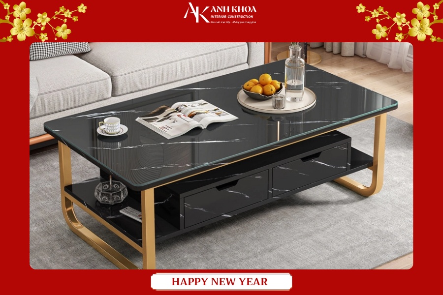 Bàn trà mặt kính - Đẹp từ thiết kế đến công năng Bàn trà mặt kính - Đẹp từ thiết kế đến công năng