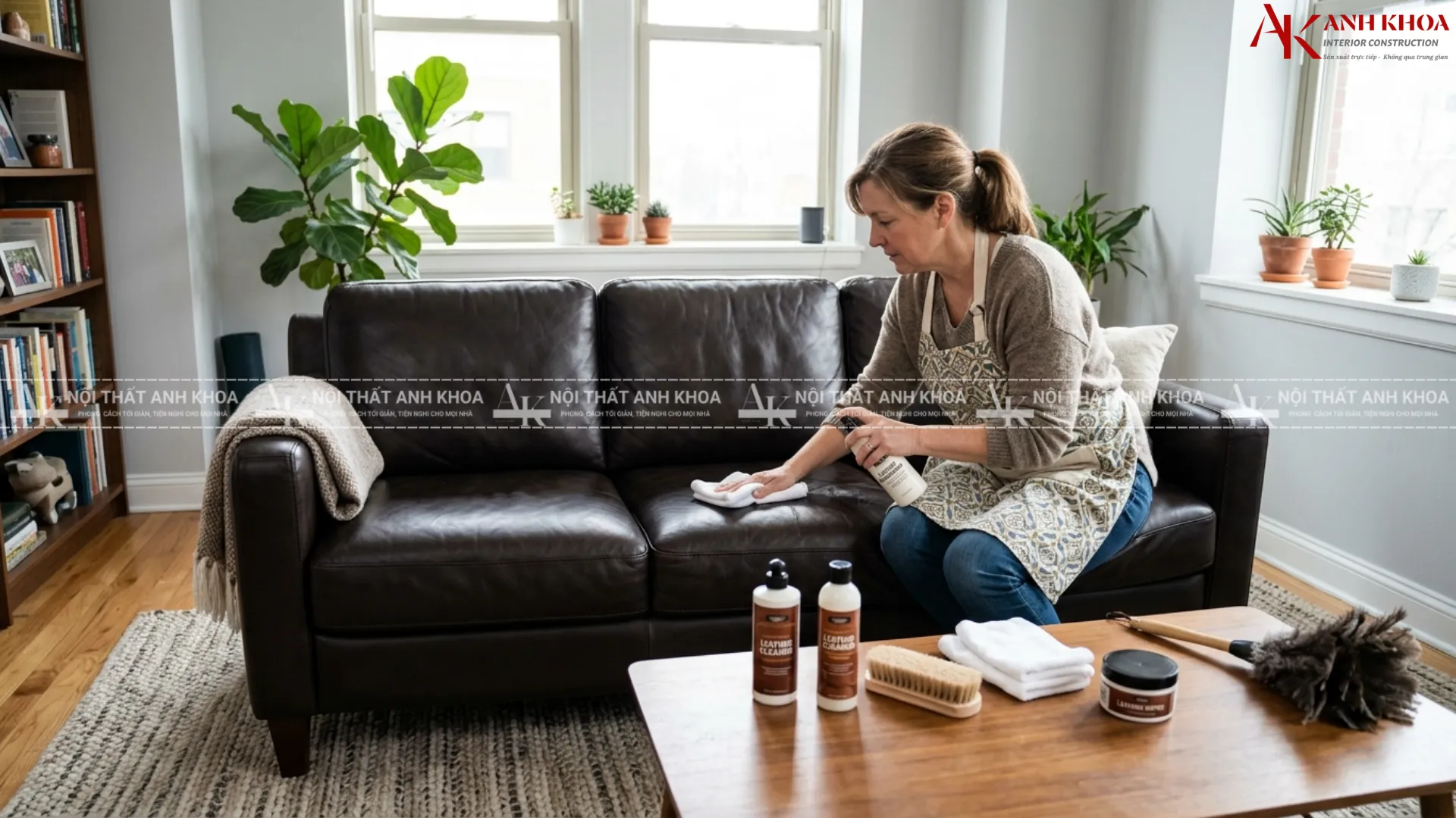 Ghế sofa da - Điểm nhấn sang trọng cho phòng khách Ghế sofa da - Điểm nhấn sang trọng cho phòng khách