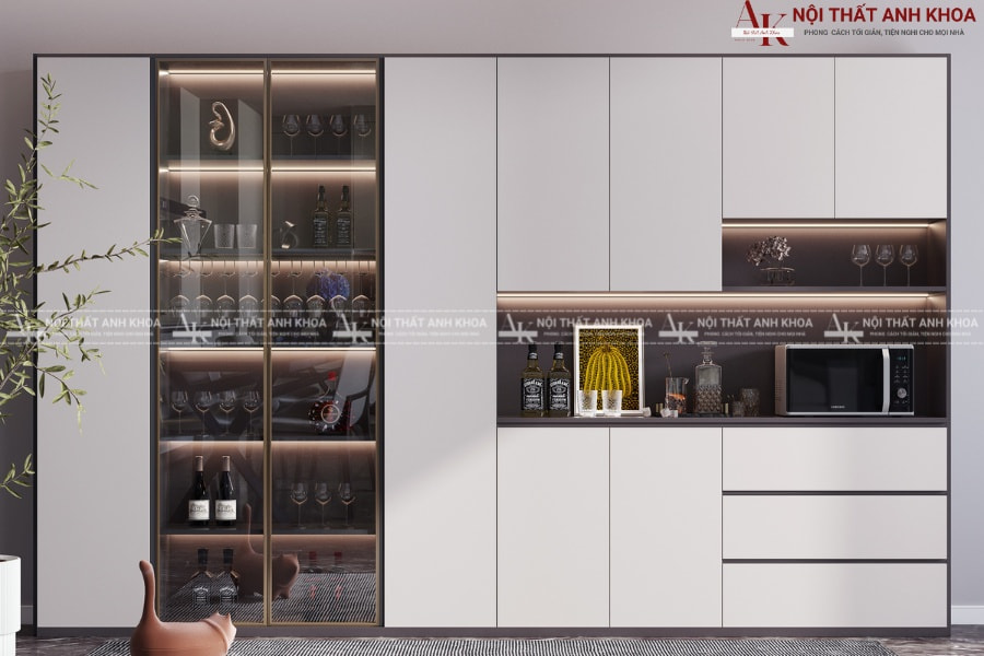 Đối với tủ rượu đứng Đối với tủ rượu đứng