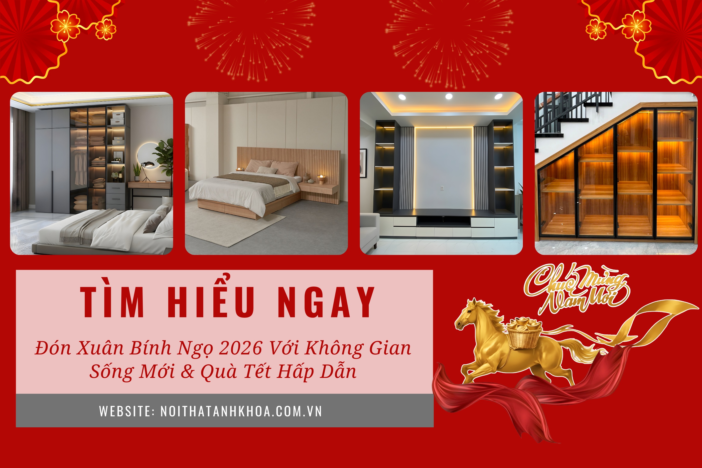 Đón xuân Bính Ngọ 2026 với không gian sống mới và quà Tết hấp dẫn Đón xuân Bính Ngọ 2026 với không gian sống mới và quà Tết hấp dẫn