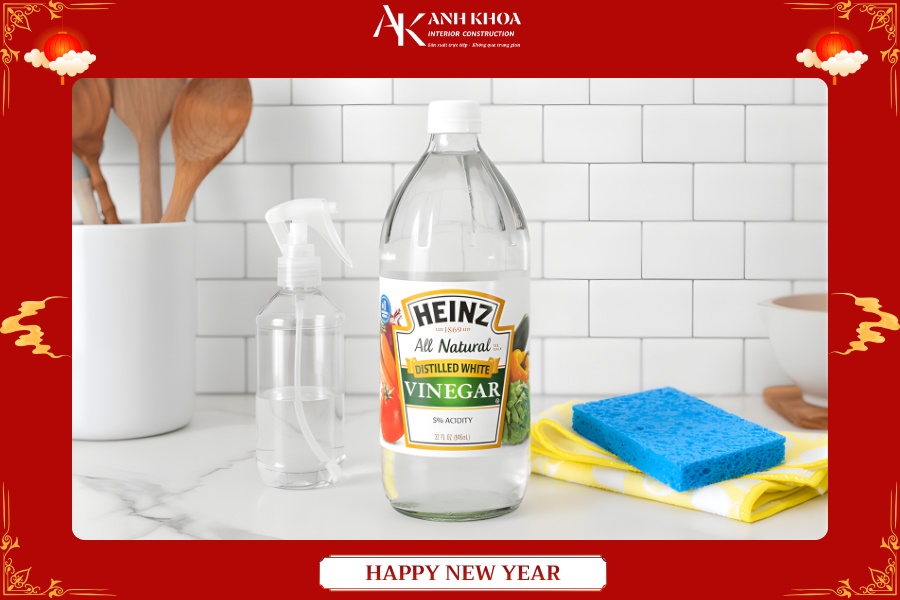 Chai giấm làm sạch tủ bếp - Giải pháp làm sạch an toàn, tiết kiệm Chai giấm làm sạch tủ bếp - Giải pháp làm sạch an toàn, tiết kiệm