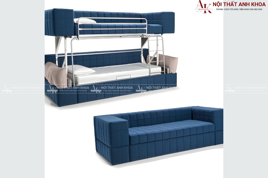 Giường tầng gấp gọn thông minh - Đa năng, tiện nghi Giường tầng gấp gọn thông minh - Đa năng, tiện nghi