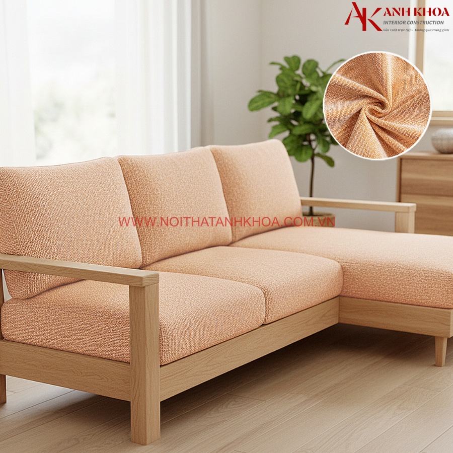 Ghế so pha gỗ tự nhiên cho phòng khách đẹp hiện đại Ghế so pha gỗ tự nhiên cho phòng khách đẹp hiện đại