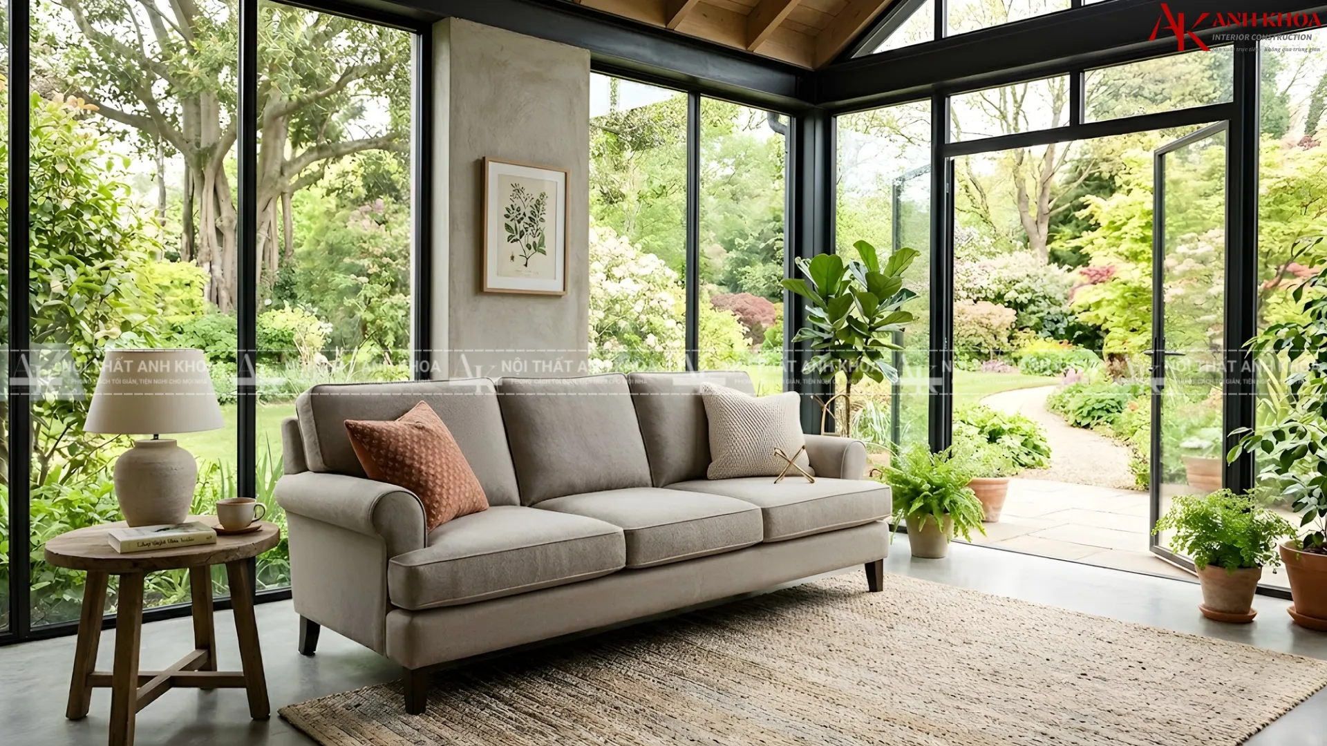 Sofa dài màu xám vải nỉ - Lựa chọn nhẹ nhàng, hài hòa cho mọi căn phòng Sofa dài màu xám vải nỉ - Lựa chọn nhẹ nhàng, hài hòa cho mọi căn phòng
