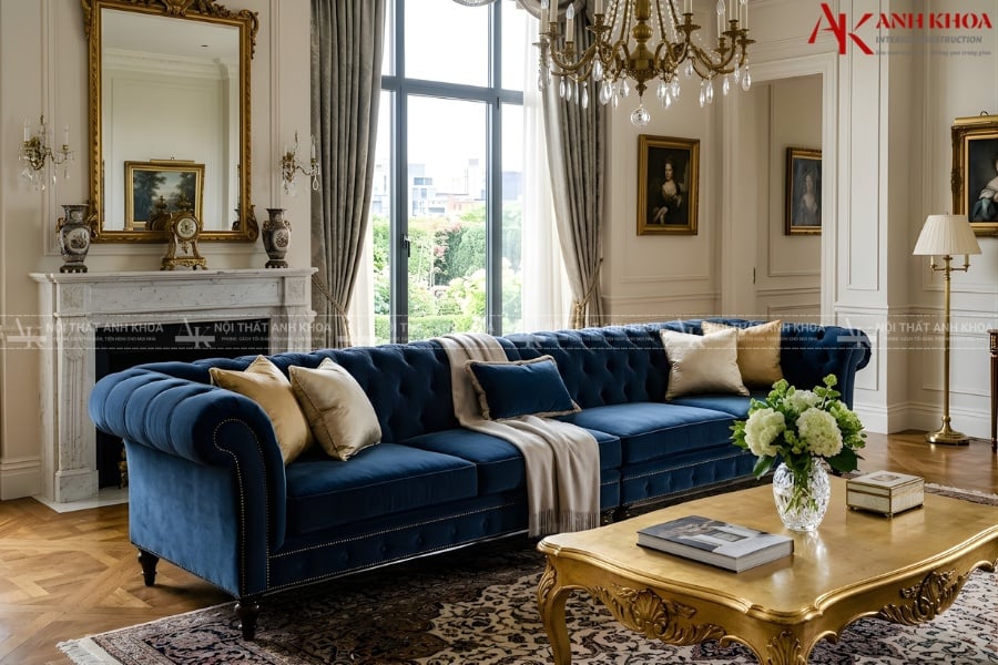 Ghế sofa dài giúp phòng khách thêm ấn tượng Ghế sofa dài giúp phòng khách thêm ấn tượng