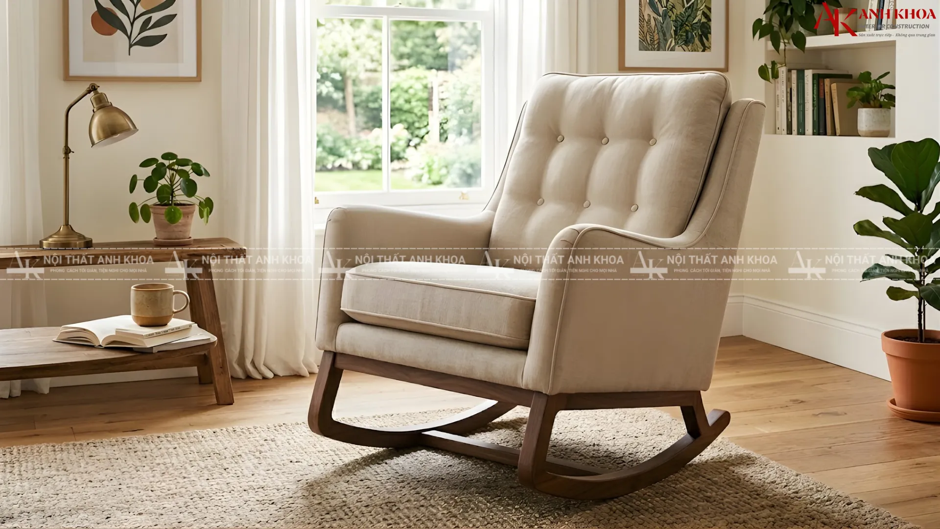 Mang cảm giác êm ái vào không gian với Sofa đơn bập bênh Mang cảm giác êm ái vào không gian với Sofa đơn bập bênh