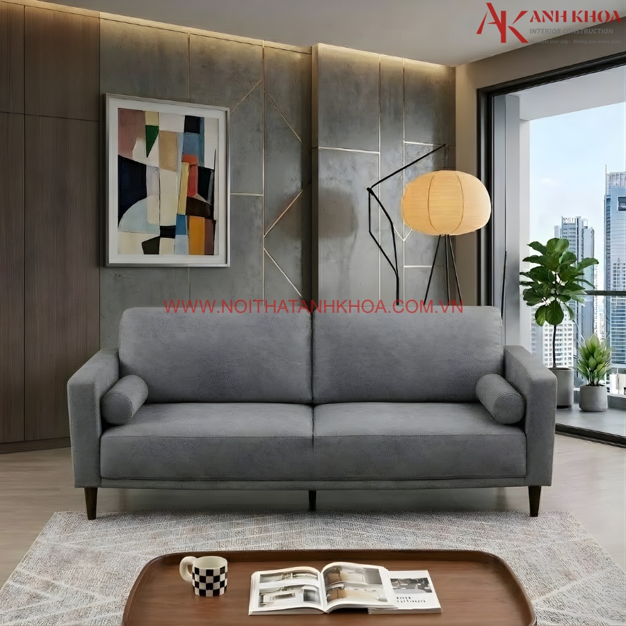 Ghế sofa đơn màu xám nhỏ gọn mẫu mã đẹp hiện đại Ghế sofa đơn màu xám nhỏ gọn mẫu mã đẹp hiện đại