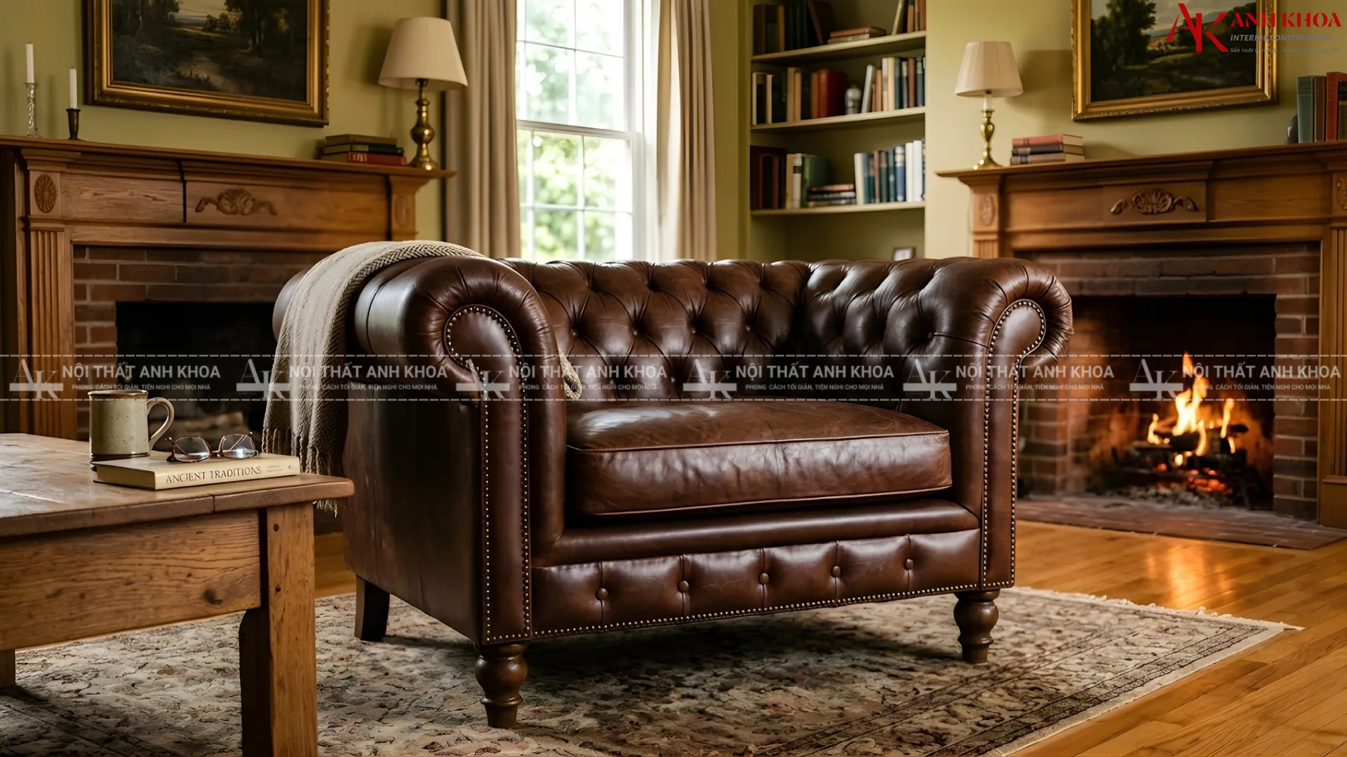 Nét đẹp cổ điển từ ghế da giúp căn phòng thêm hài hòa Nét đẹp cổ điển từ ghế da giúp căn phòng thêm hài hòa