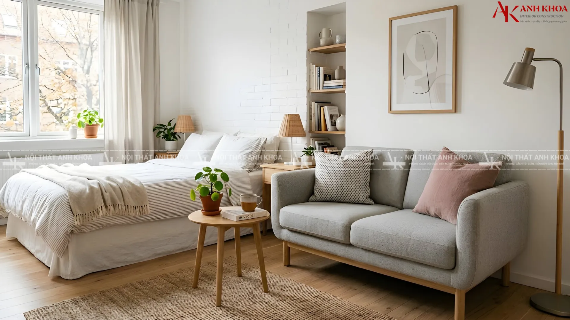 Biến phòng ngủ thành nơi thư giãn lý tưởng với Sofa nhỏ Bắc âu Biến phòng ngủ thành nơi thư giãn lý tưởng với Sofa nhỏ Bắc âu