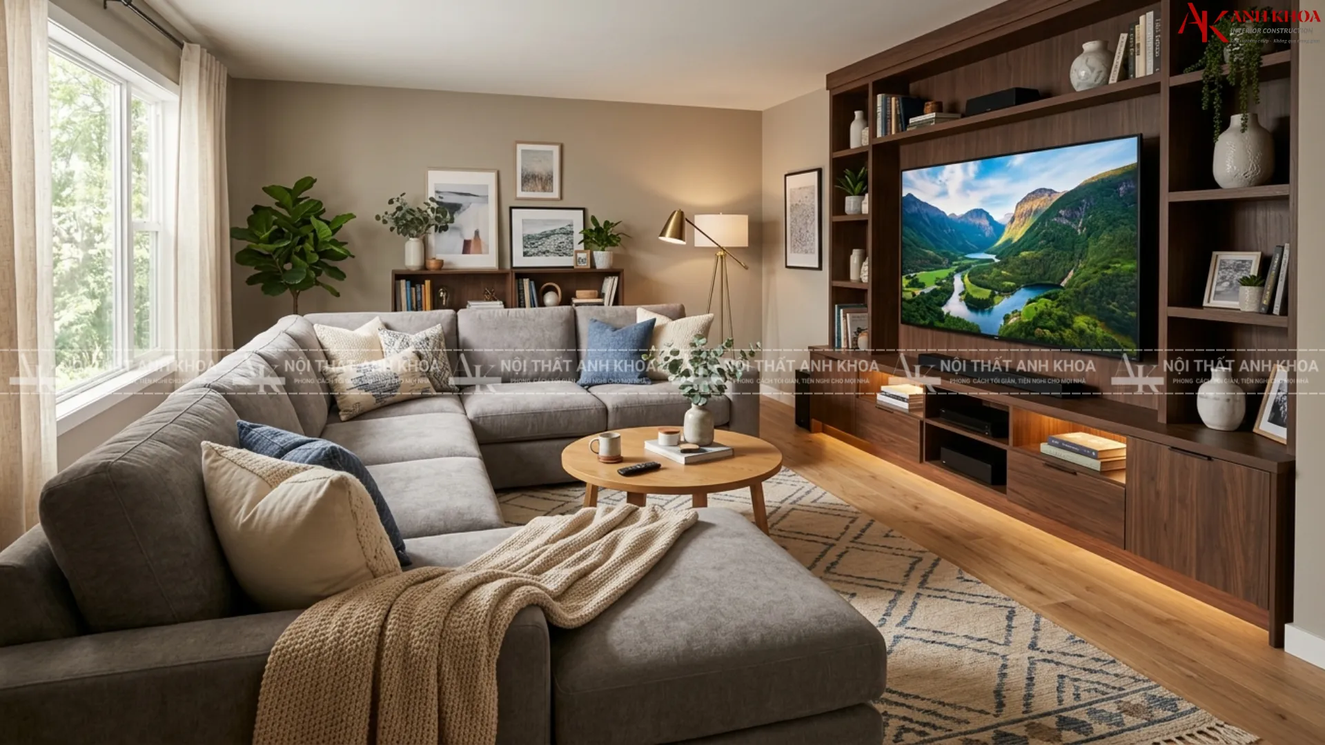 Sofa văng chữ L "Quốc dân" - Vừa ngồi đẹp, vừa nằm xem tivi Sofa văng chữ L "Quốc dân" - Vừa ngồi đẹp, vừa nằm xem tivi