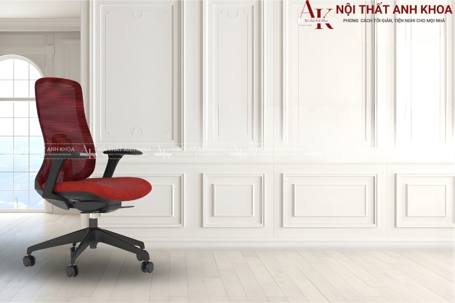 Mẫu ghế văn phòng màu đỏ được ưa chuộng nhất 2025 Mẫu ghế văn phòng màu đỏ được ưa chuộng nhất 2025