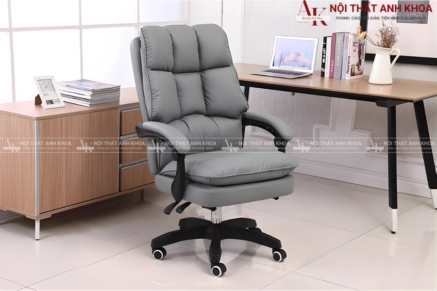 Ghế văn phòng ngả lưng - Bí quyết làm việc không đau lưng Ghế văn phòng ngả lưng - Bí quyết làm việc không đau lưng