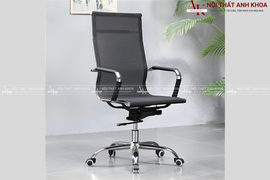 Ghế văn phòng xoay lưng lưới, thoáng mát, dễ chịu Ghế văn phòng xoay lưng lưới, thoáng mát, dễ chịu