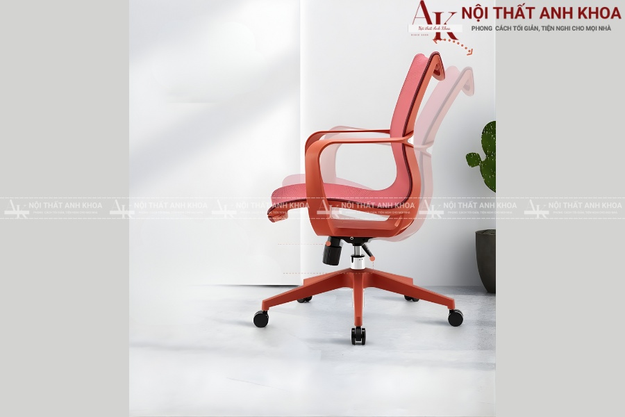 Ghế xoay màu đỏ công thái học (Ergonomic) Ghế xoay màu đỏ công thái học (Ergonomic)