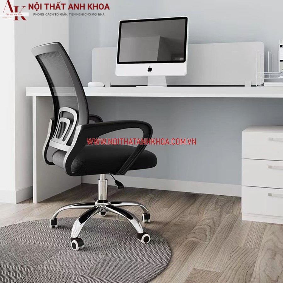 Ghế xoay văn phòng màu đen giá rẻ Ghế xoay văn phòng màu đen giá rẻ