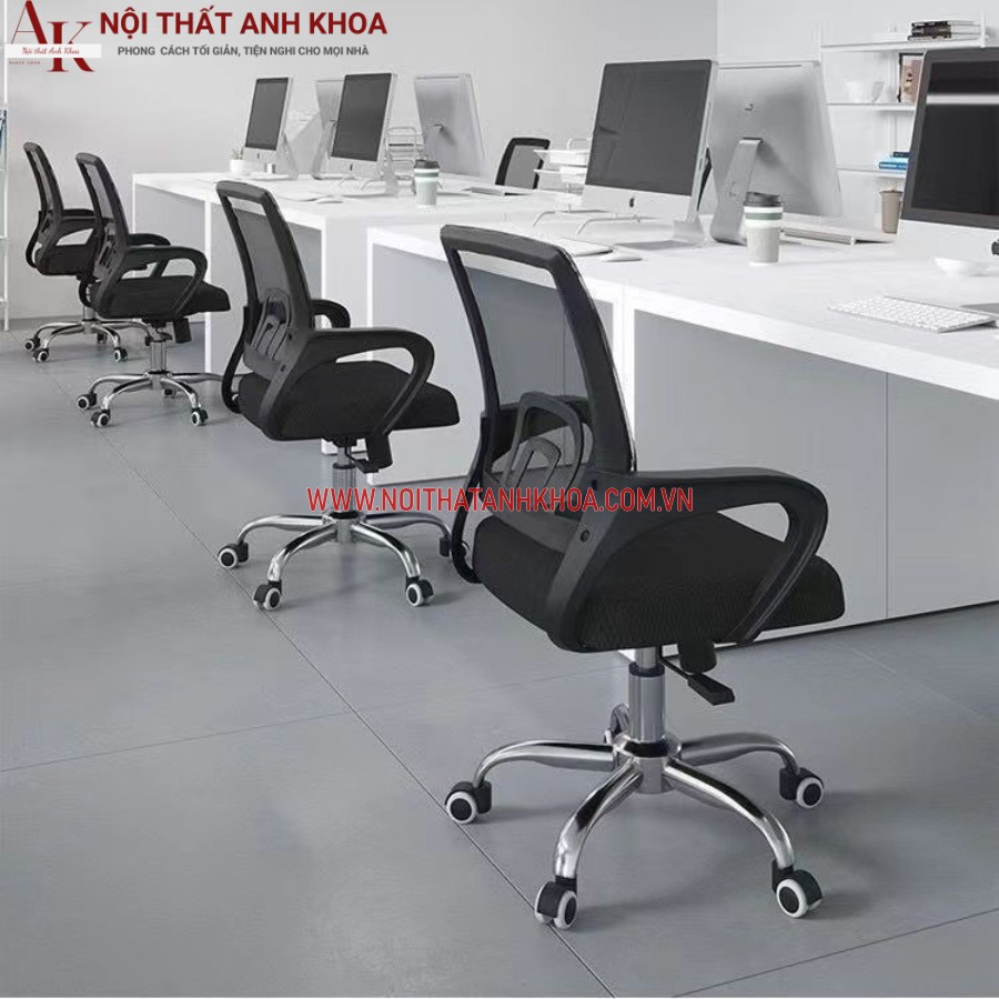 Ghế xoay văn phòng màu đen tiện lợi, hiện đại Ghế xoay văn phòng màu đen tiện lợi, hiện đại