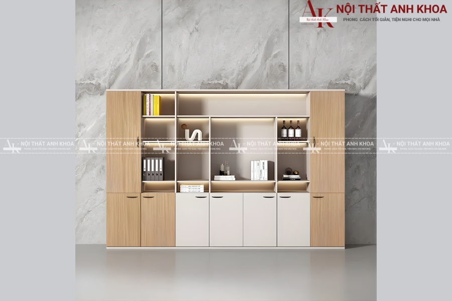 Tủ hồ sơ phòng giám đốc - Kết hợp giữa tiện ích và thẩm mỹ Tủ hồ sơ phòng giám đốc - Kết hợp giữa tiện ích và thẩm mỹ