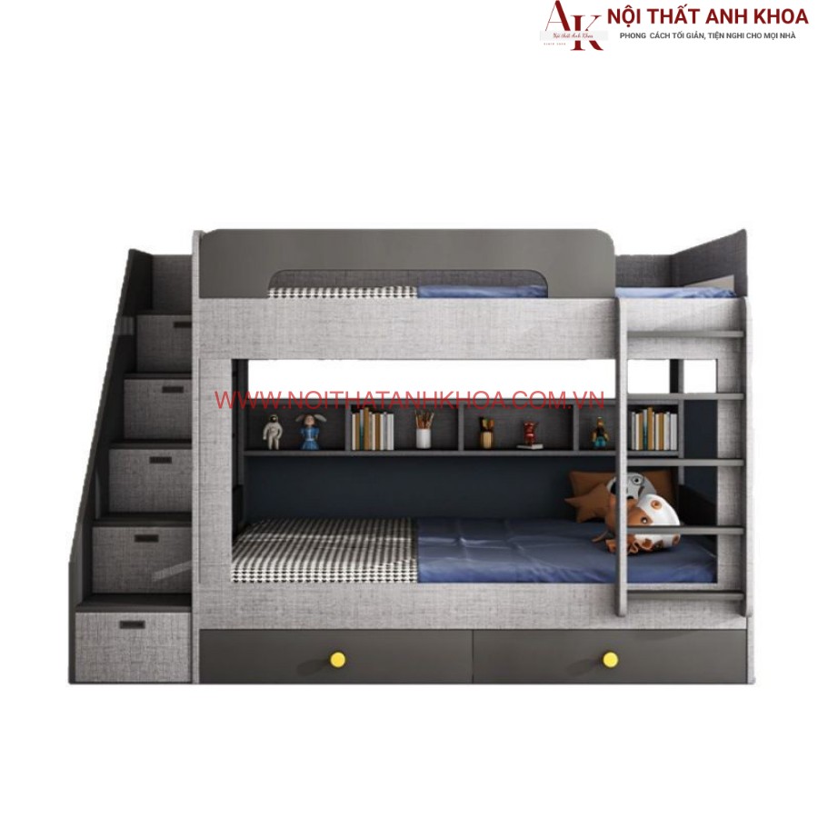 Giường 2 tầng cho bé trai đẹp cao cấp Giường 2 tầng cho bé trai đẹp cao cấp