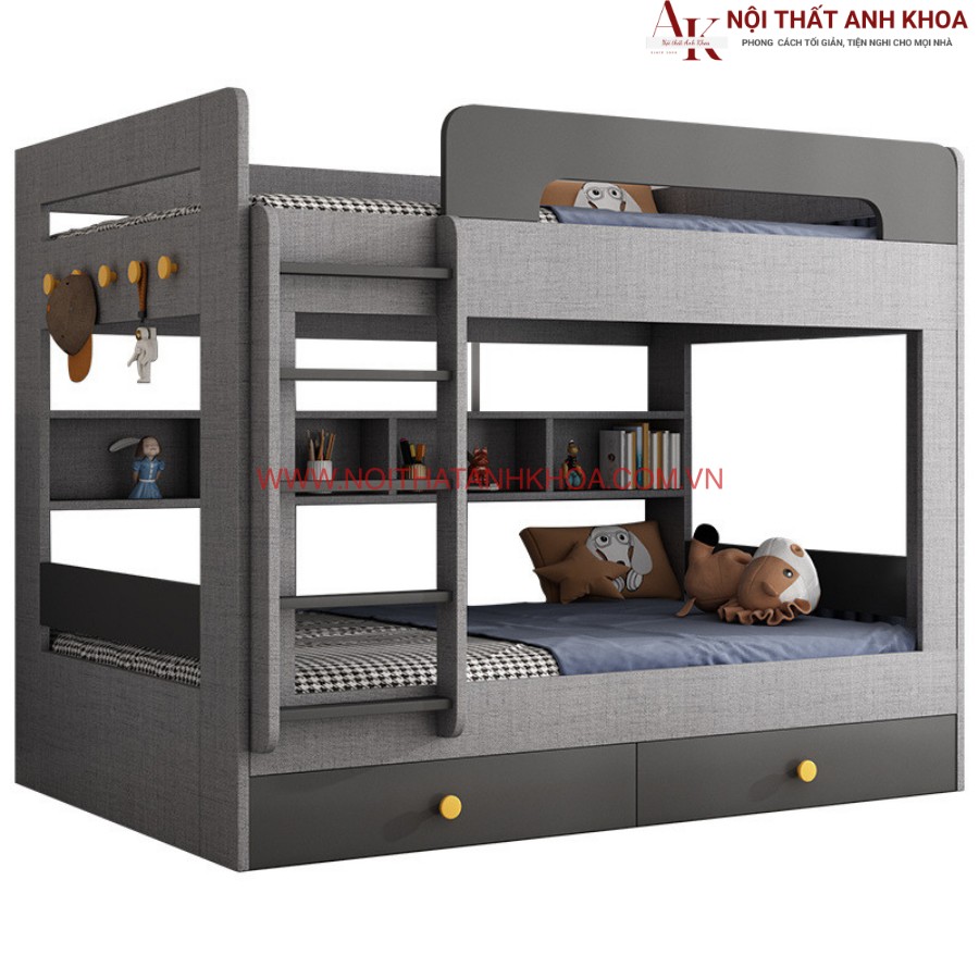 Giường 2 tầng cho bé trai đẹp cao cấp Giường 2 tầng cho bé trai đẹp cao cấp