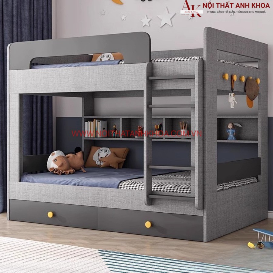 Giường 2 tầng cho bé trai đẹp cao cấp Giường 2 tầng cho bé trai đẹp cao cấp
