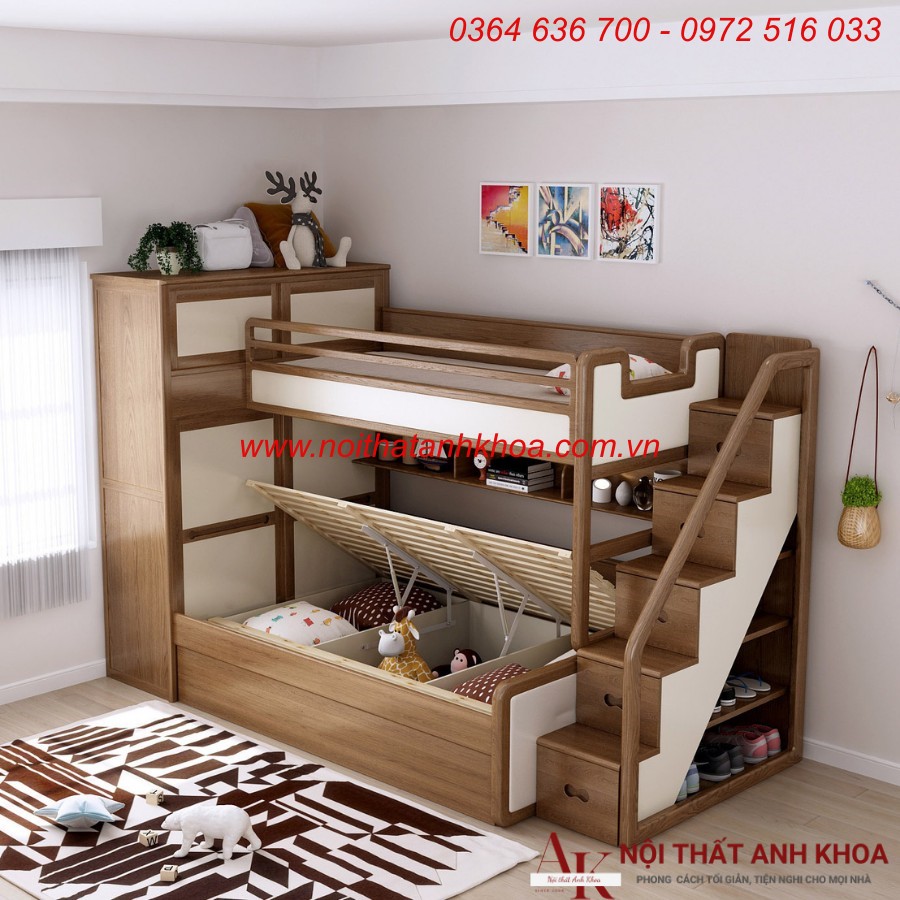 Giường 2 Tầng Thông Minh Cho Bé Giá Rẻ Giường 2 Tầng Thông Minh Cho Bé Giá Rẻ