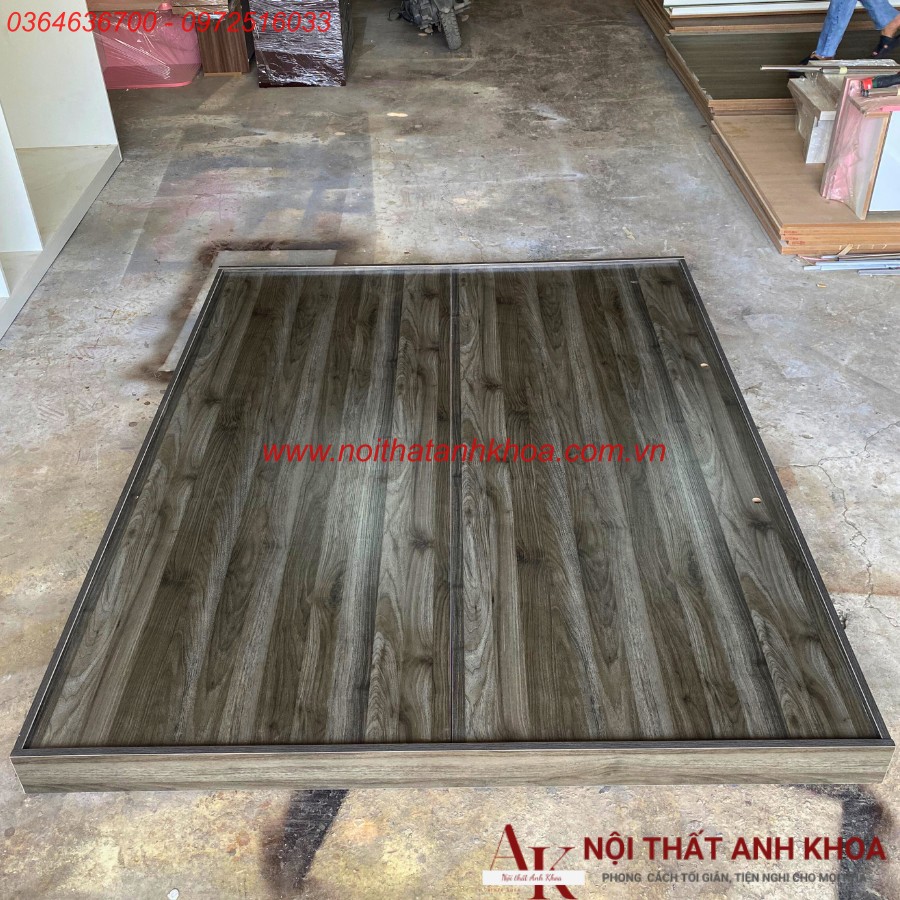 Giường Bệt Gỗ Công Nghiệp Màu Xanh Rêu Giá Rẻ Giường Bệt Gỗ Công Nghiệp Màu Xanh Rêu Giá Rẻ