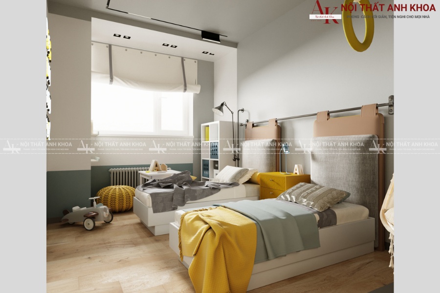 Ý tưởng trang trí phòng ngủ 2 bé trai cực thông minh Ý tưởng trang trí phòng ngủ 2 bé trai cực thông minh