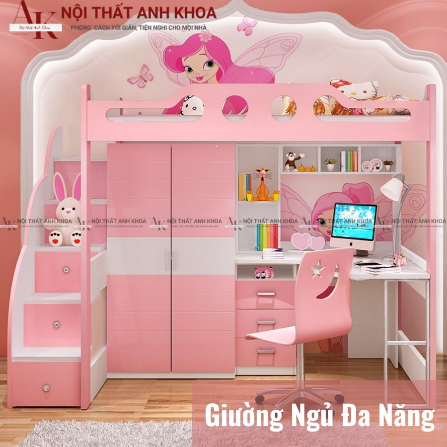 Giường ngủ đa năng gỗ công nghiệp đẹp hiện đại, sang trọng Giường ngủ đa năng gỗ công nghiệp đẹp hiện đại, sang trọng